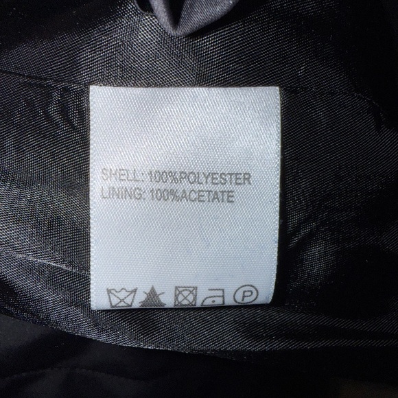 Reiss Stylish Classy Black Trench Coat Size Small - Picture 11 of 13